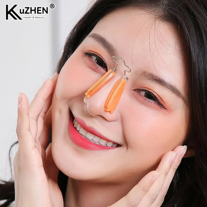 1pc Nose Up Shaping Machine Nose Shaper Lifting Bridge Straightening Nose Clip Face Lift Nose Up Clip Face Corrector Beauty Tool