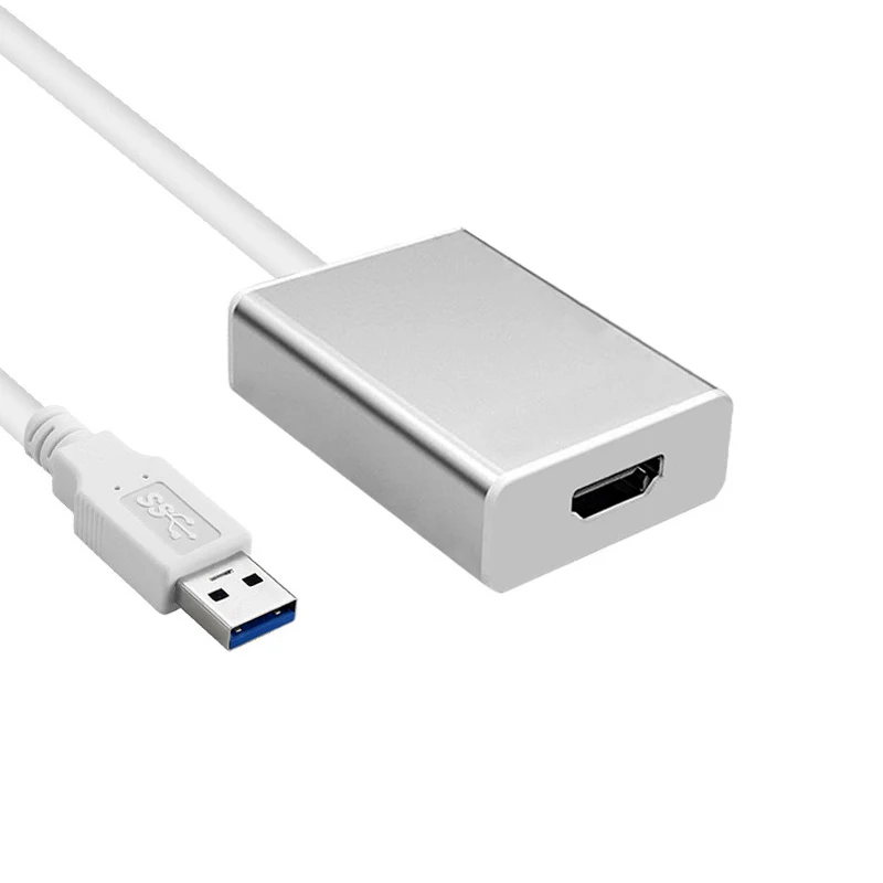 

USB 3.0 to HDMI-compatible 1080P External Video Graphic Card Cable Converter Cable USB3.0 Multi Monitor Display HDTV Adaptor