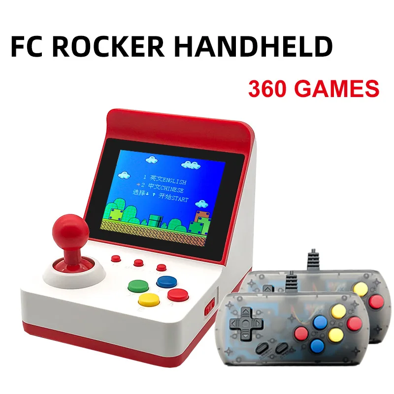 Retro Arcade Mini FC 360 Games Handheld Game Console Portable Retro Video Game Player Box Machine Children Gifts