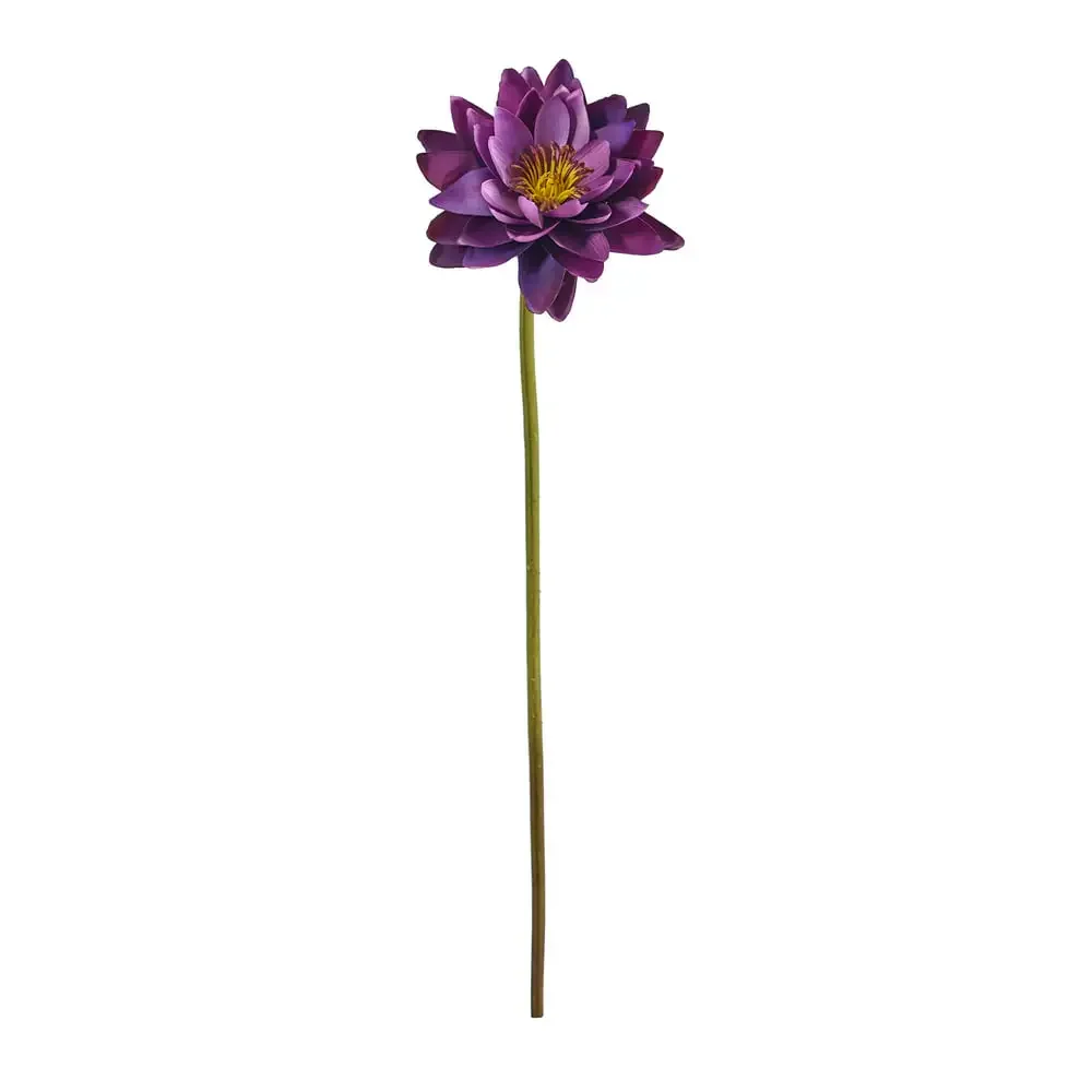 

28in. Lotus Artificial Flower (Set of 4), Purple