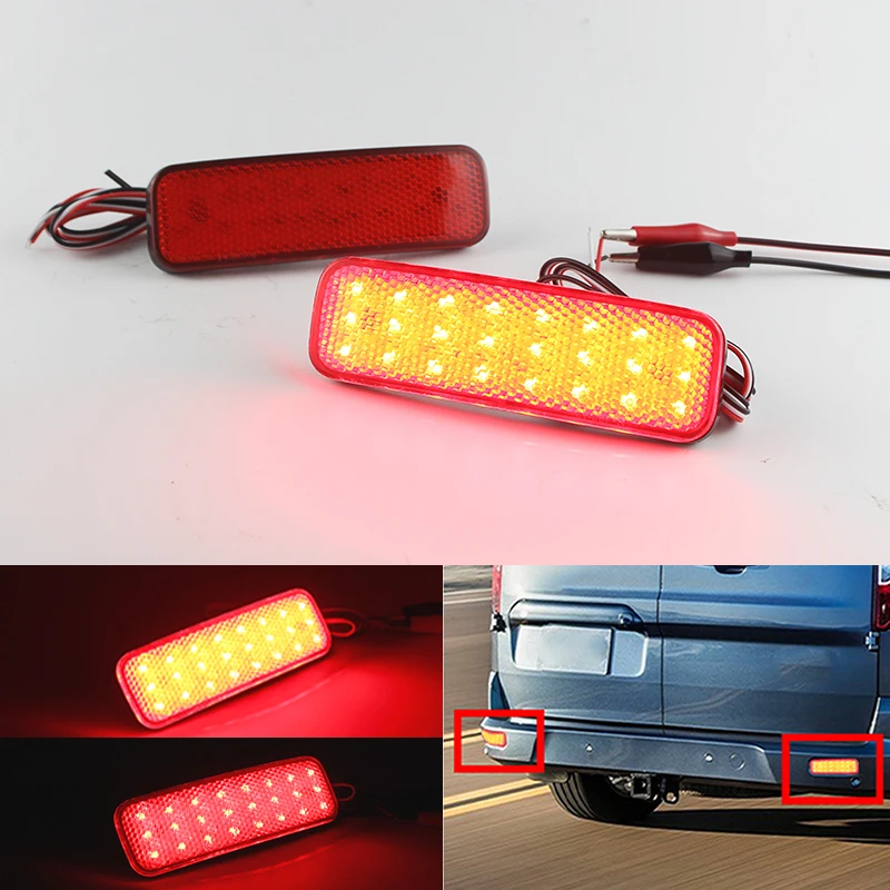 

2 Шт. Светодиодные Отражатели Стоп-сигнала Для Ford Transit Van Custom Connect Tourneo 13-в-предшествующие Моделям С 2013 Года