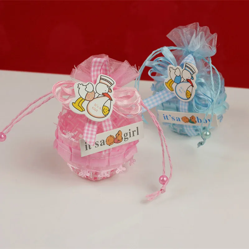 Dragees Baptism Box Wedding Party Favors Gifts Bags Birthday Wrapping Packaging