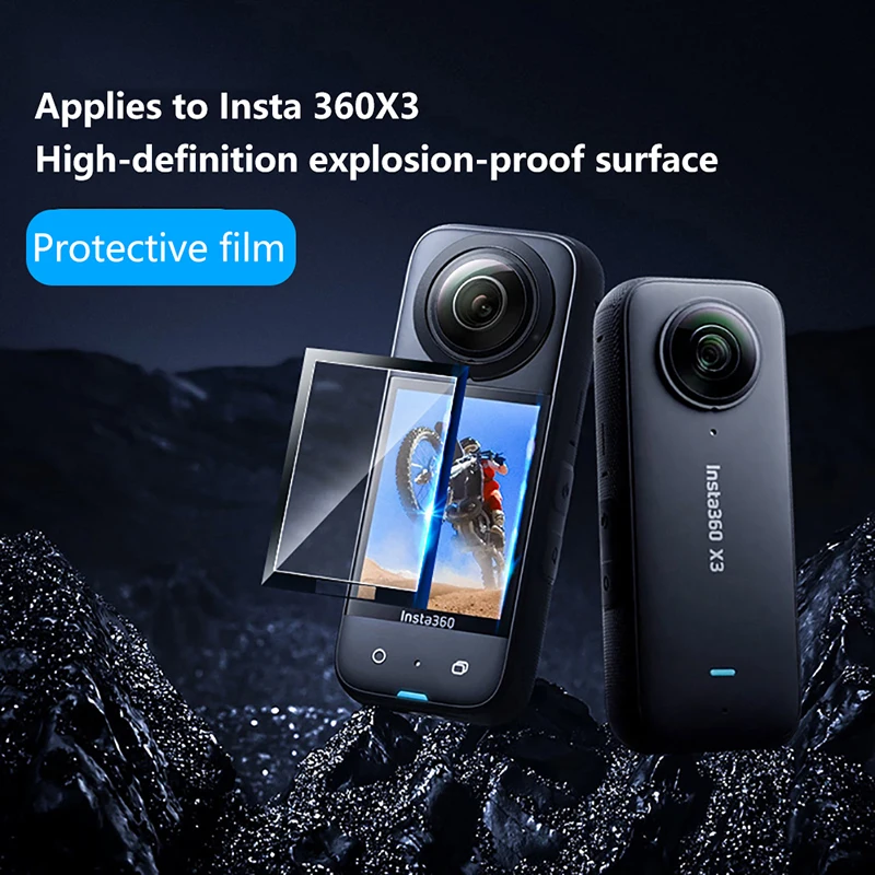 

1/2 комплекта, гибкая мягкая защитная 3d-пленка для экрана Insta360 X3, Защитная крышка для спортивной камеры, защитные аксессуары для ЖК-дисплея