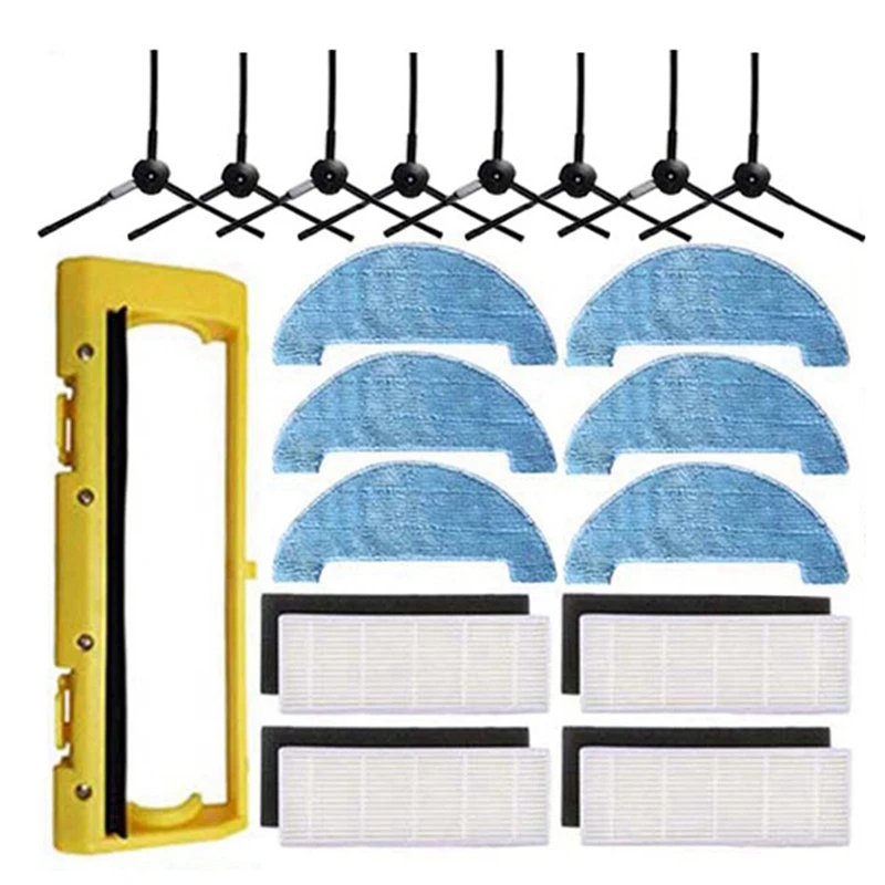 

Main Side Brush Mop Hepa Filter Accessories Kit Replacement Parts Accessories For 360 C50 C30 Robot Vacuum Cleaner