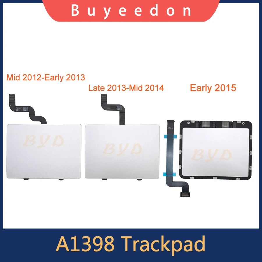 Оригинальная проверенная Сенсорная панель A1398 с кабелем для Macbook Pro Retina 15 дюймов