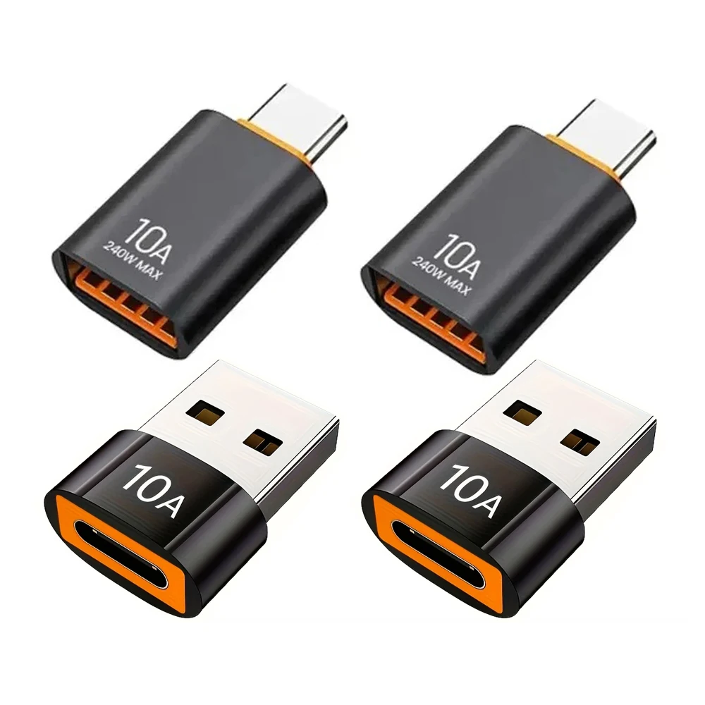 Фото Высокоскоростной USB 3.0 OTG-конвертер Type-C в USB-A, адаптер для зарядки 10A, аксессуар для MacBook, iPad, Huawei, Xiaomi, ноутбуков и телефонов №2