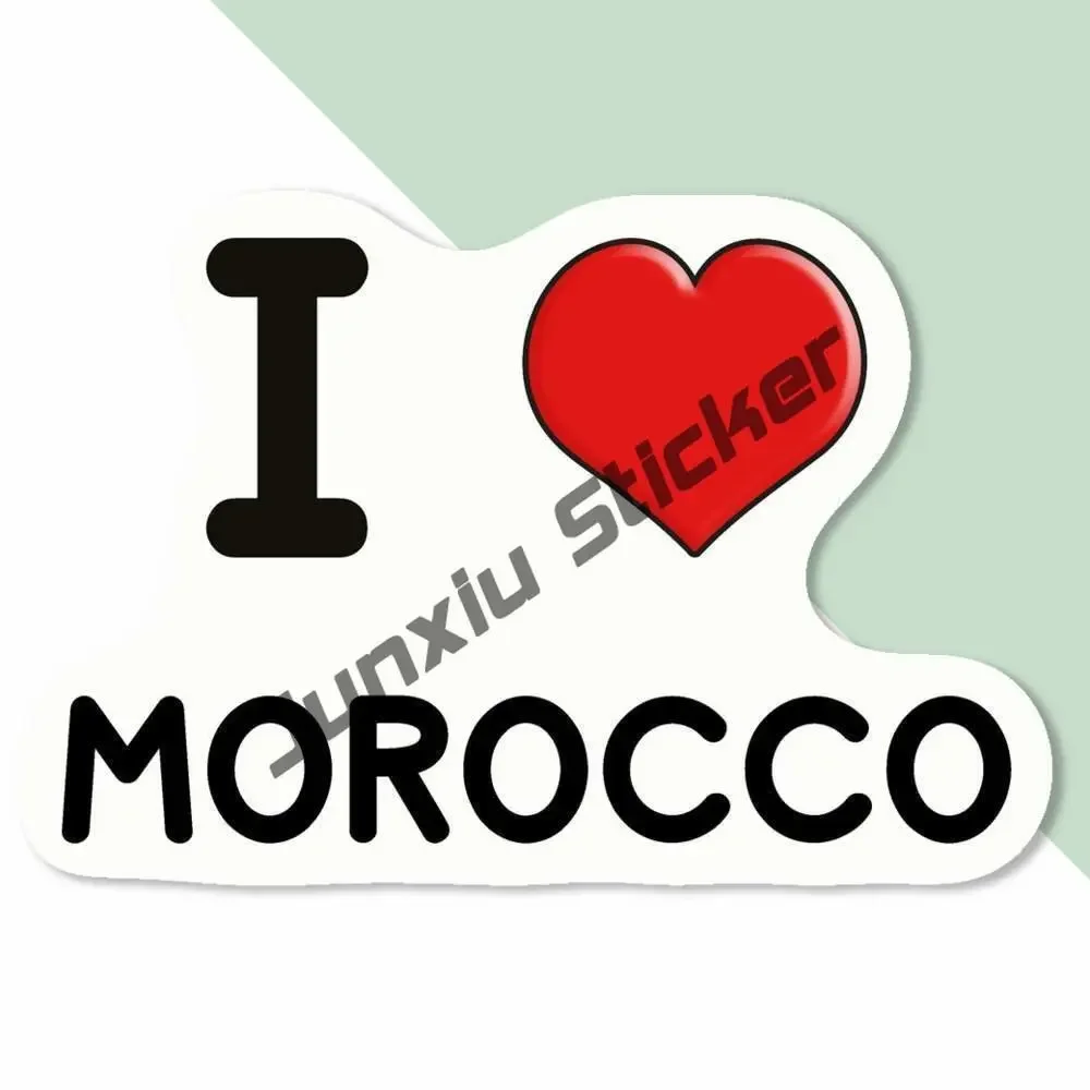 Индивидуальная наклейка с гербом Марокко самоклеящаяся водостойкая для
