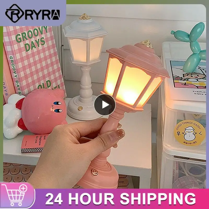 

5/8/10PCS Retro Vintage Table Lamp Nordic Style Led Lamp Decorative Light Usb Rechargeable Desk Lamp 2023 Wholesale