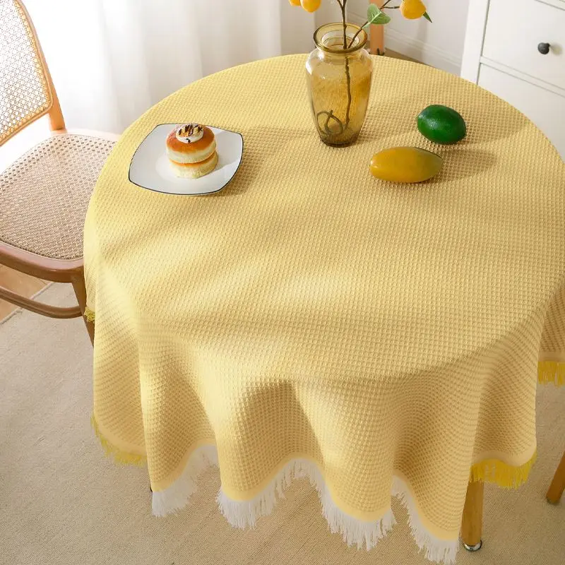 

Romantic and high-end tablecloth, pastoral style, retro tea table, candlelight dinner, artistic sense