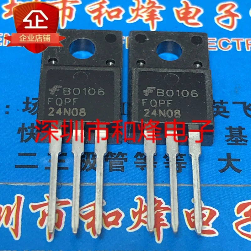 

5 шт.-10 шт. FQPF24N08 TO-220F 80 в 24a новый и оригинальный в наличии