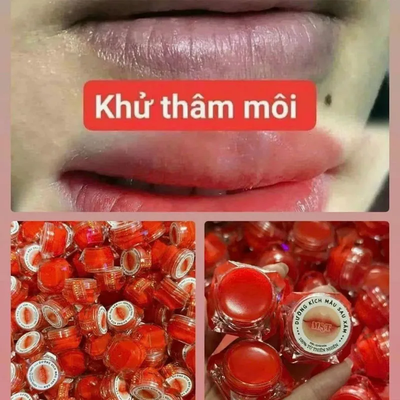 Duong Moi MT Tri Tham Mau Vietnam Lip Mud Moisturizing Soft pink Remove Dark Lips Dry Crack 5g Мужчины Женщины