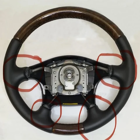 Оплетка на рулевое колесо Крышка для Hyundai Sonata 1999-2005 рулевое колесо чехол для внутреннего деревянного руля