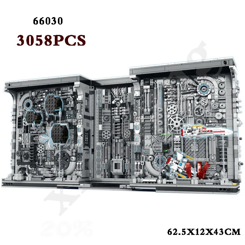 

76403 модификация технологии 66030 серия межзвездная книга модель строительных блоков игрушки для взрослых Обучающие Детские игрушки