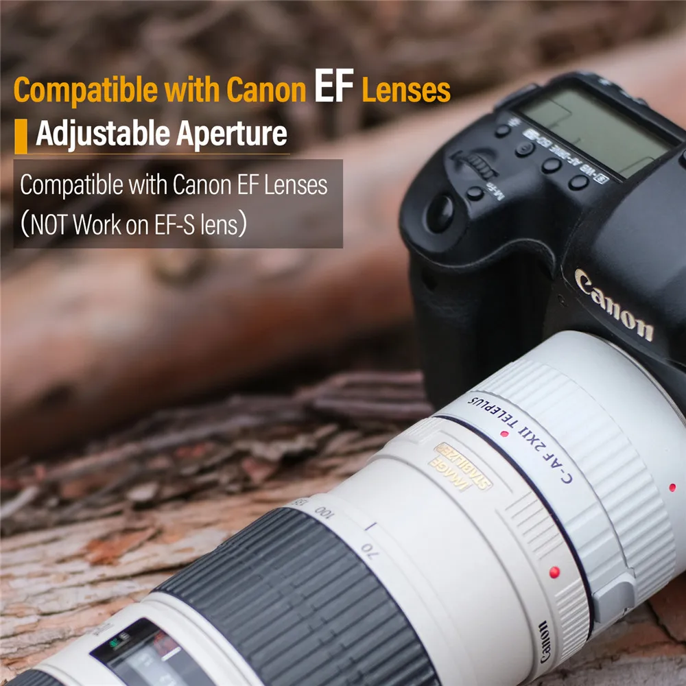 Фото 2.0X телеконвертер Viltrox C-AF 2X II с автофокусом для объективов Canon EOS EF 7DII 5D IV №5