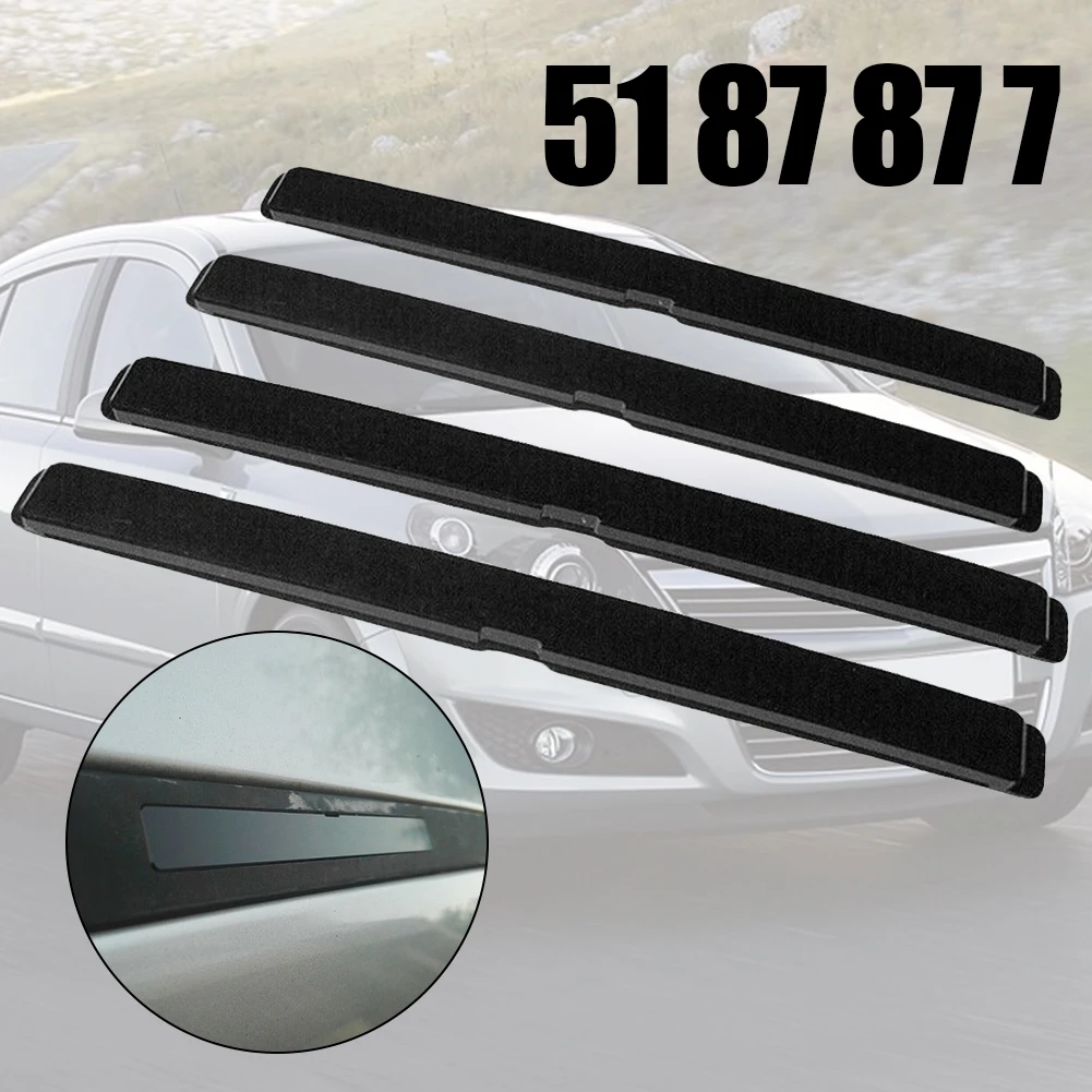 

4pcs Cover Roof Carrier Plastic Replacement For Opel Astra H 51 87 877 51 87 878 Rack Clip Roof Carrier Cover Car Stickers Deco