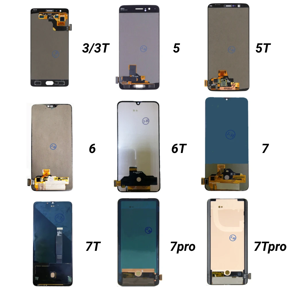 Оригинальный ЖК-дисплей AMOLED для Oneplus 3 3T 5 5T 6 6T 7 7T 7pro pro сенсорный с дигитайзером в