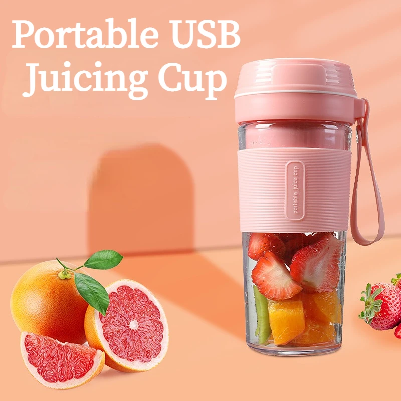 

Новая портативная соковыжималка USB 350 мл, домашняя перезаряжаемая зеркальная чашка, двойной щелчок для запуска кухонных гаджетов и аксессуа...