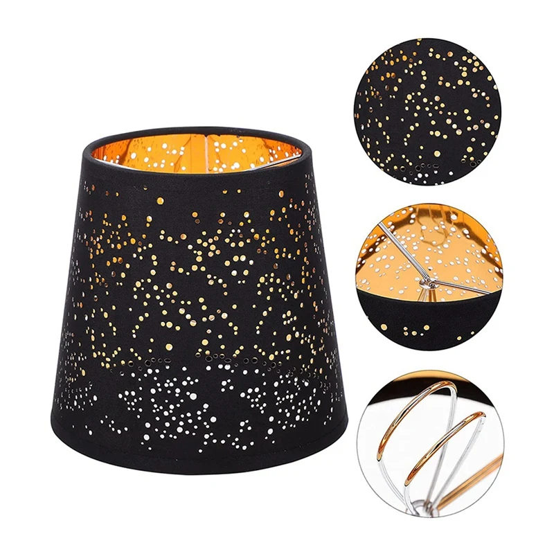 Ажурное полотно для ламп маленькая лампа с зажимом тканевая Крышка люстры