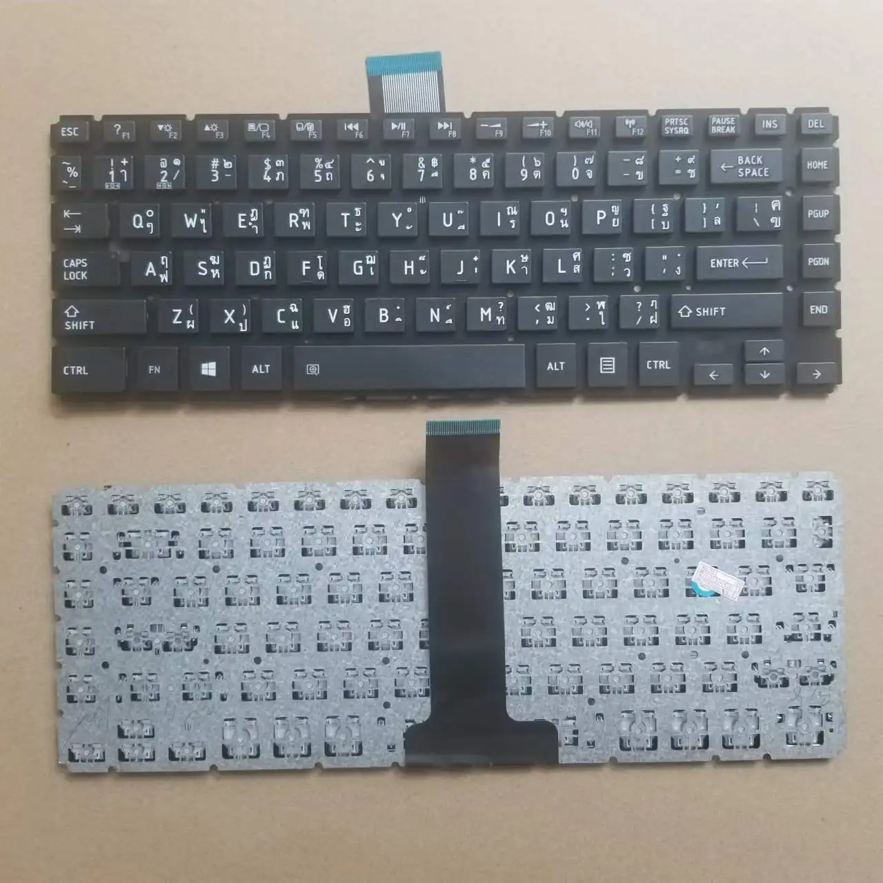 

New Thai Keyboard For Toshiba Satellite L40-b L40d-b L40dt-b L40t-b Series TI Laptop Keyboard Without Frame Black