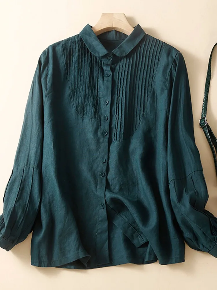 Женские повседневные рубашки с длинным рукавом Новое поступление 2022 однотонные