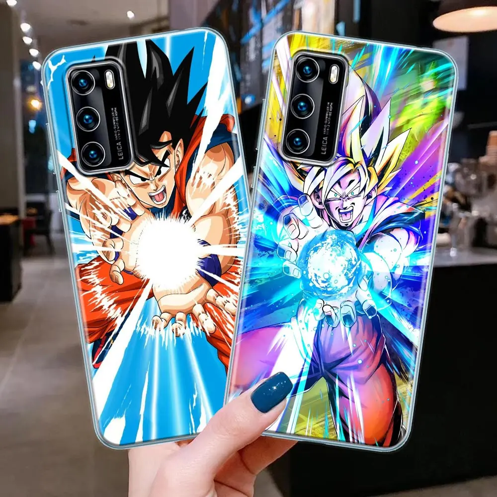 

Dragon Ball Son Goku Anime Clear Silicone Phone Case For Huawei P30 P40 P20 Lite P50 Pro P Smart Z 2019 Soft TPU Back Cover