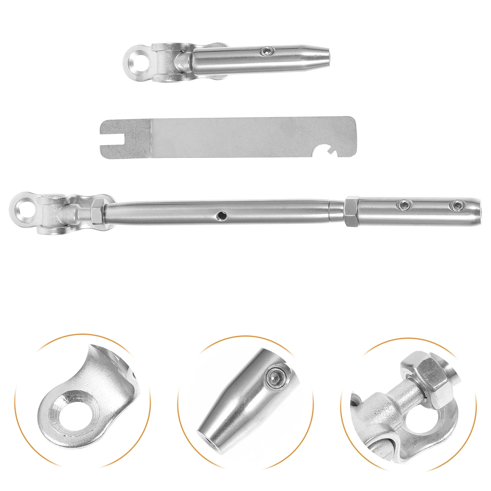 

Toggle Turnbuckle Steel Deck Railing Kit Cable Swage Tensioner Fitting Stainless Stair
