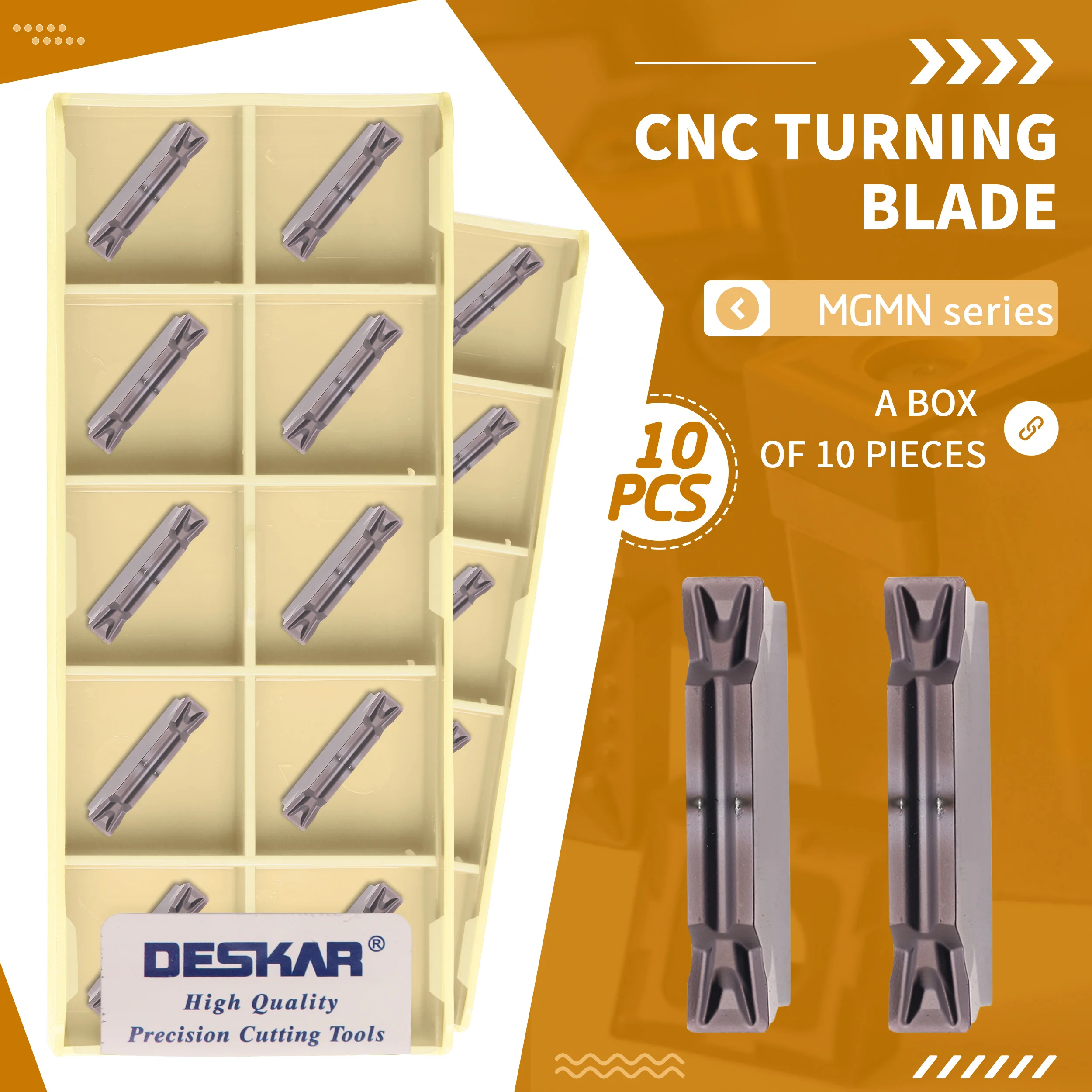 

MGMN300-T LF6018 MGMN400-T CNC Lathe Groove Turning Carbide inserts Machining Stainless Steel Slot Blade Cut Off Cutting Smooth