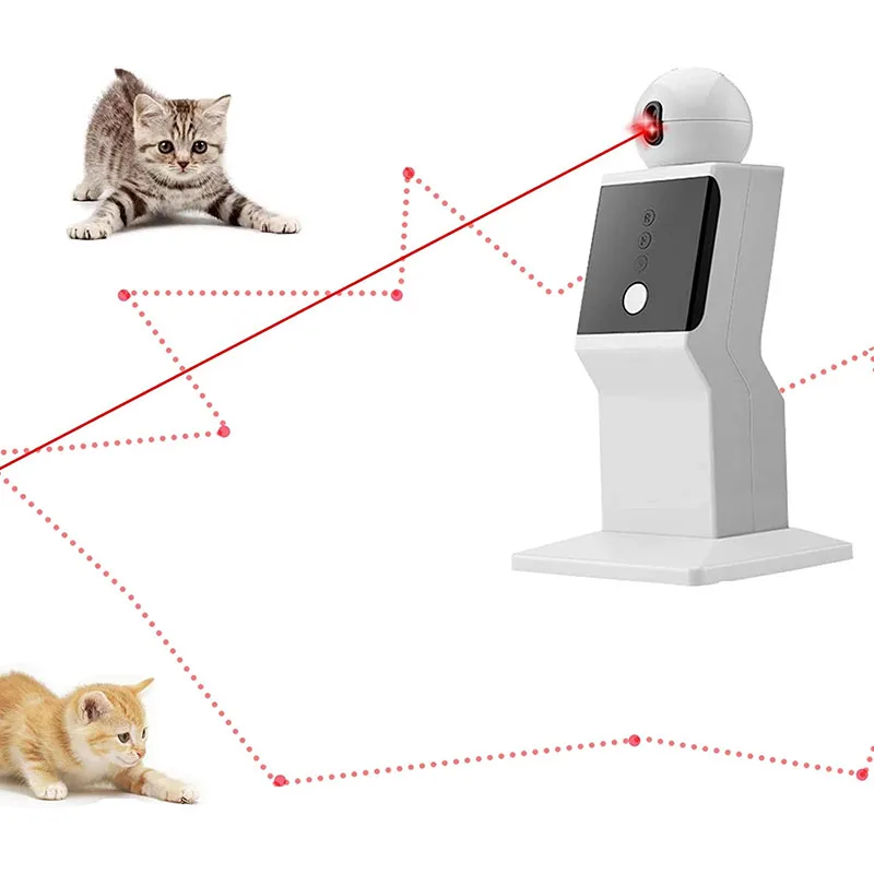 

Smart Cat Laser Toy Automatic Toys Random Moving Interactive Laser Cat Toy for Indoor Cats Kittens Dogs Cat Exercising Toy