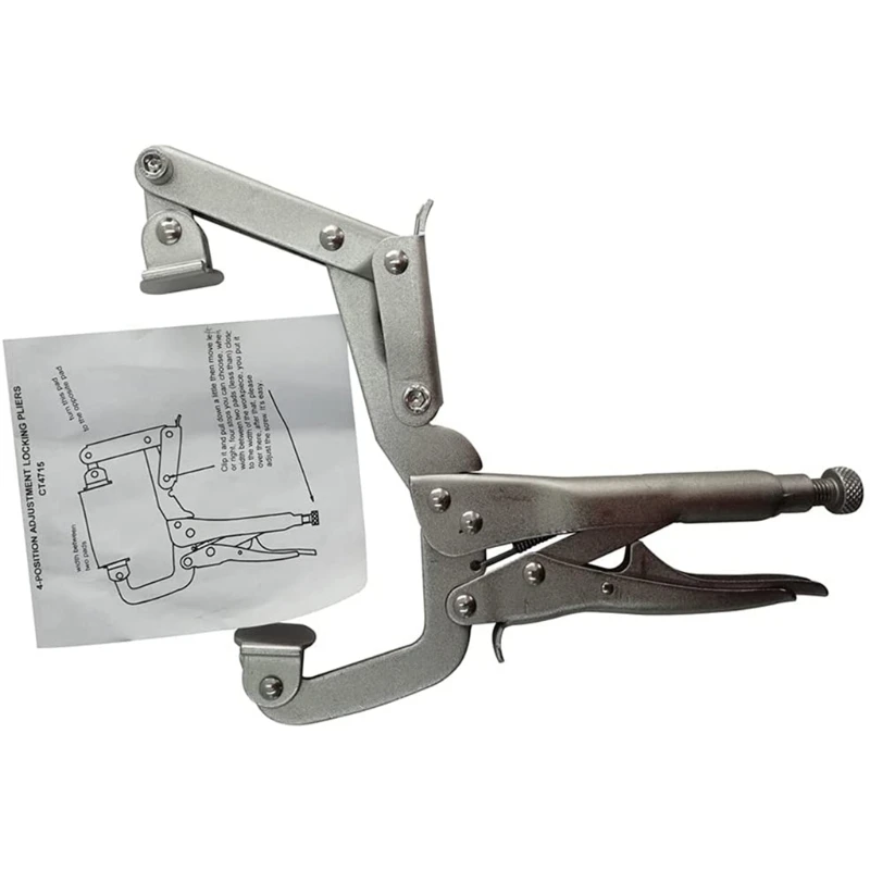 

Durable Master Woodwork Right Angle Clamp Pocket Hole Clamp Great for Home and Industrial Repairman for Fixing Screws