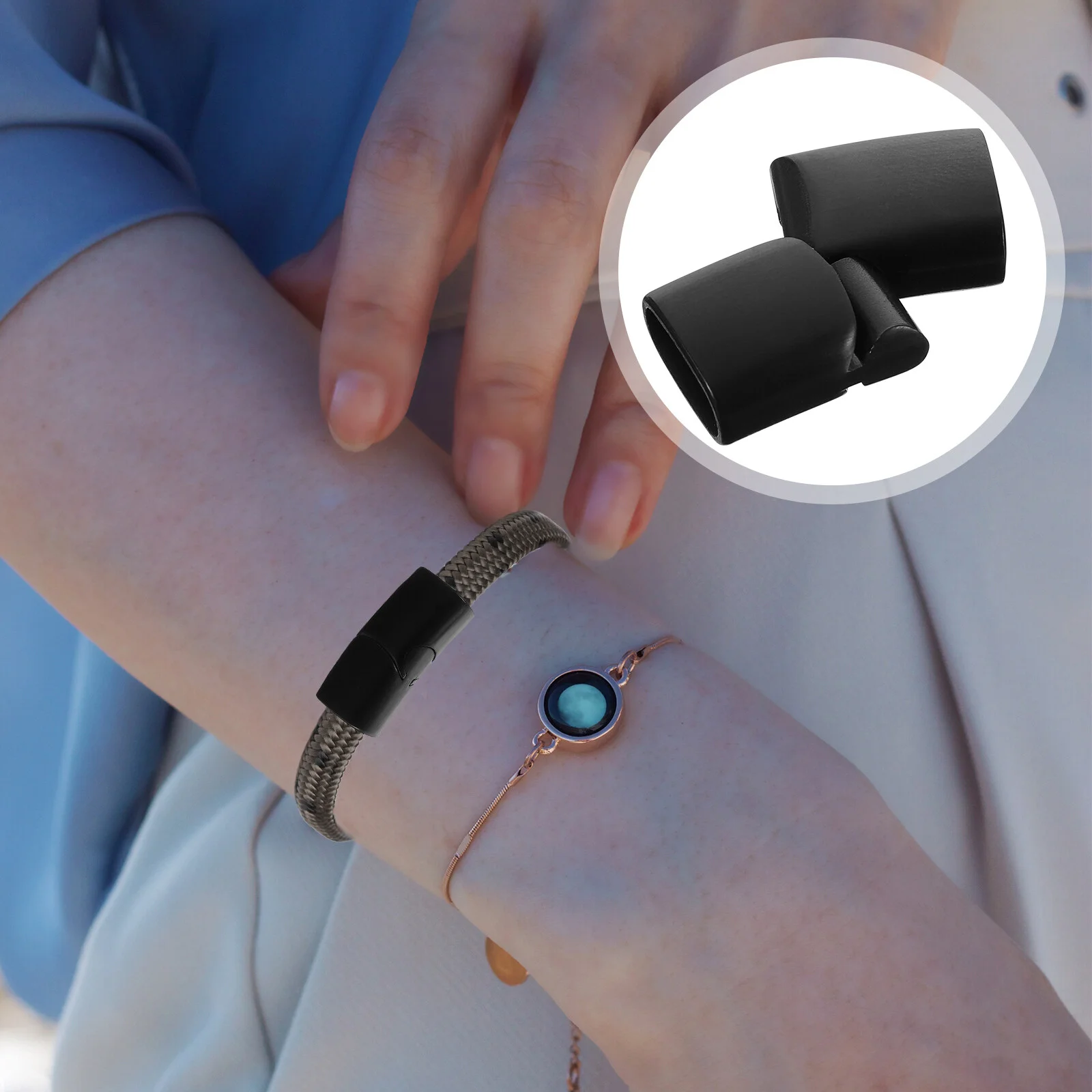 Lock Magnetic Buckles Necklace Bracelet Making Supplies DIY Clasp Jewelry Accessory Clasps