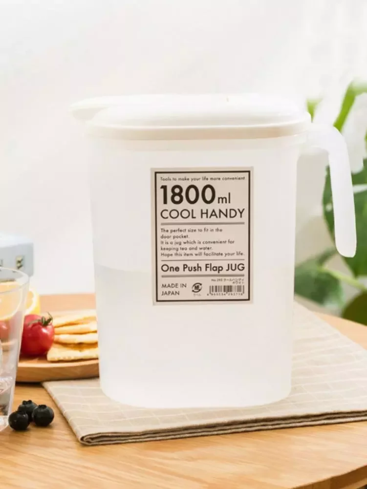 

NEW2023 Large Capacity Plastic Refrigerator Kettle Portable Cold Pot 1.8L For Making Cold Drinks Heat Resistant Juice Teapot Hou