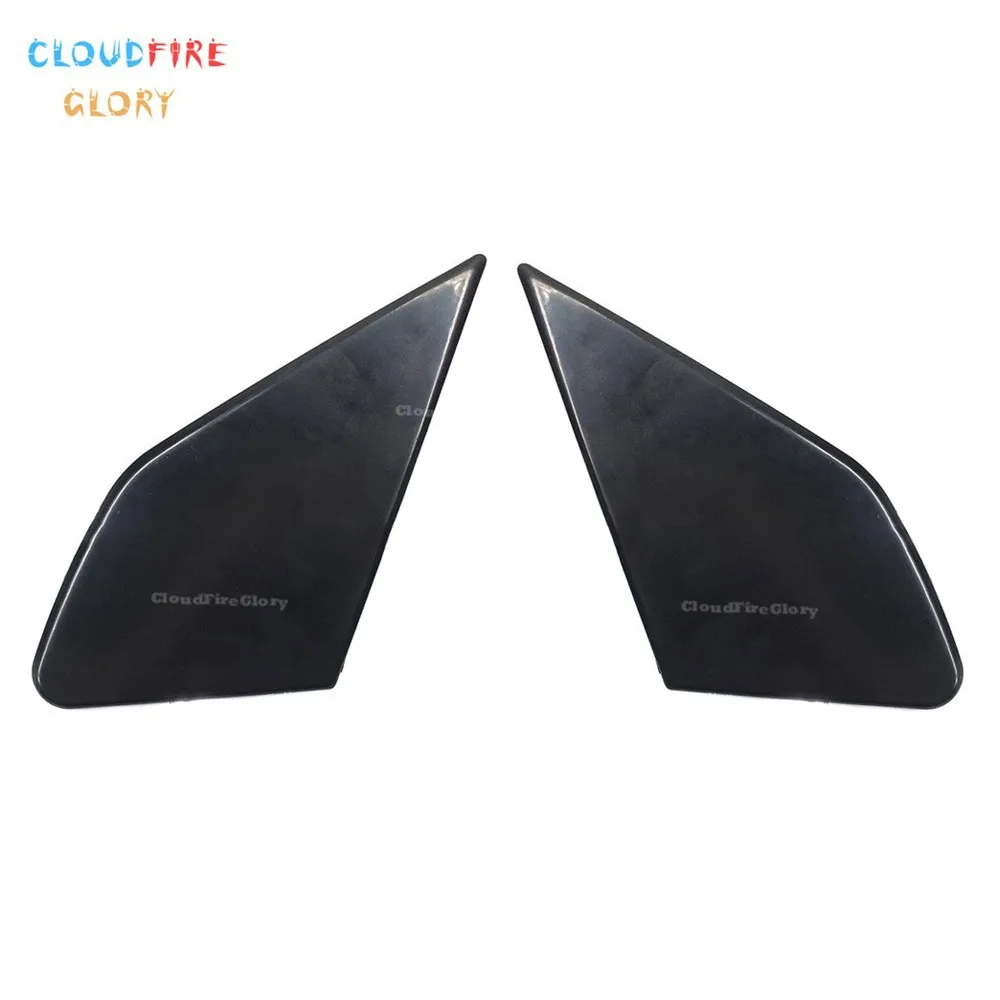 

For Honda Jazz Fit 2008-2013 Pair Front Left Right Fender Wing Mirror Garnish Trim Pillar Black 75495-TF0-Y01 75490-TF0-Y01