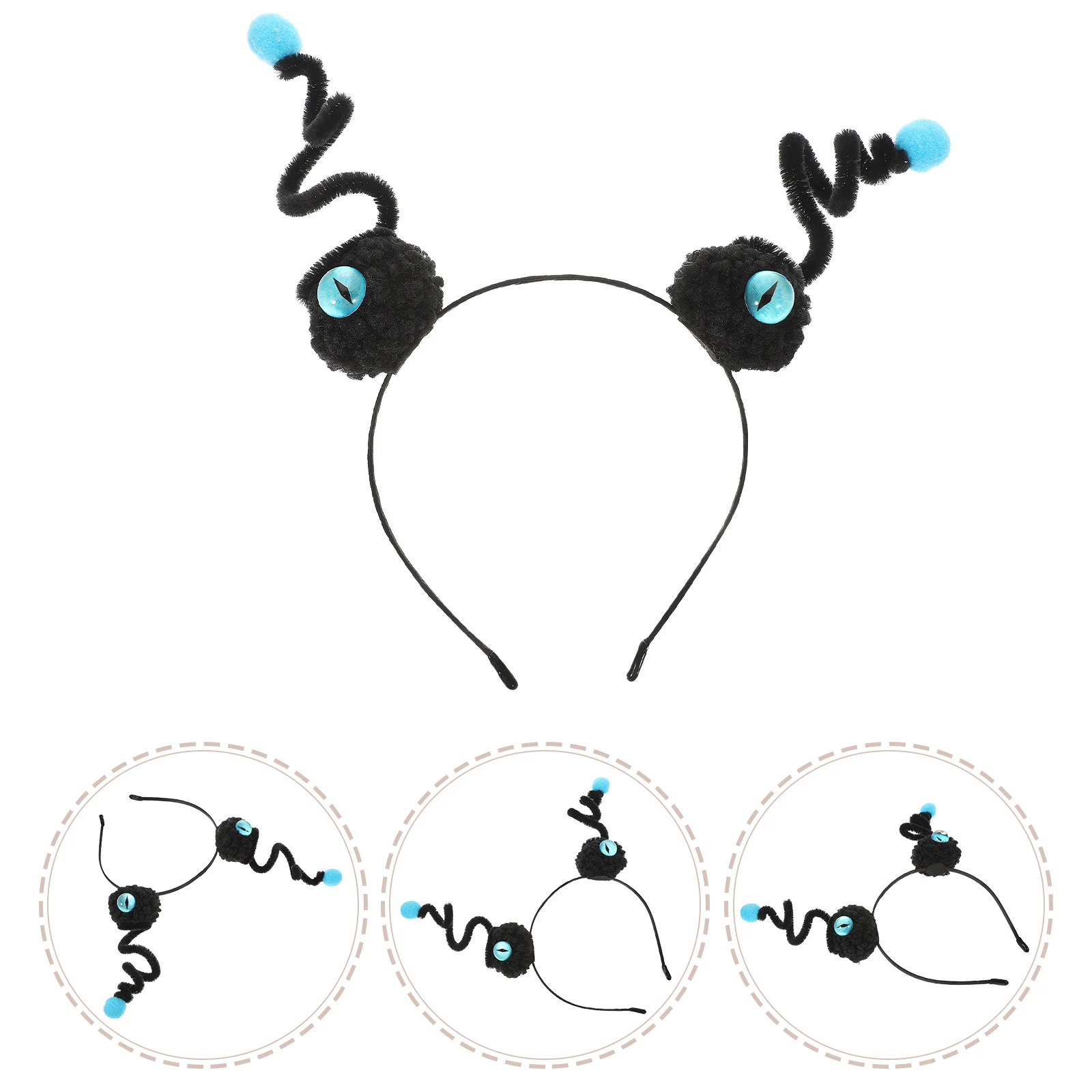 

Аксессуар для макияжа, ободок для волос на Хэллоуин, металлические головные повязки для взрослых