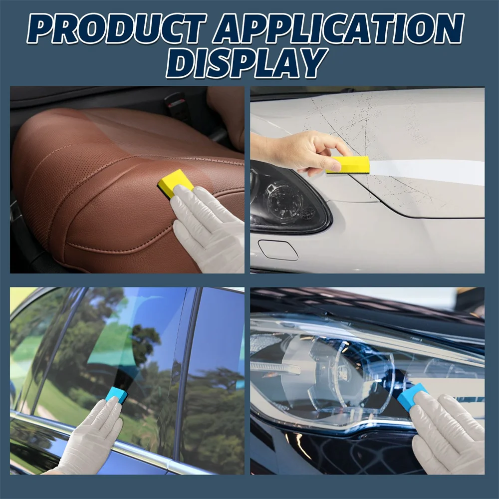 

Applicator Glass Nano Wax Eva Material Shock Absorption Portable Multifunction Durable Car Accessories Car Absorbent Cotton