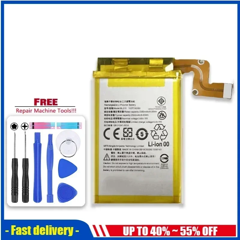 Bateria 2500 мАч BL310 BL312 2120 мАч/2290 аккумуляторы для мобильных телефонов Lenovo Legion Duel Pro L79031