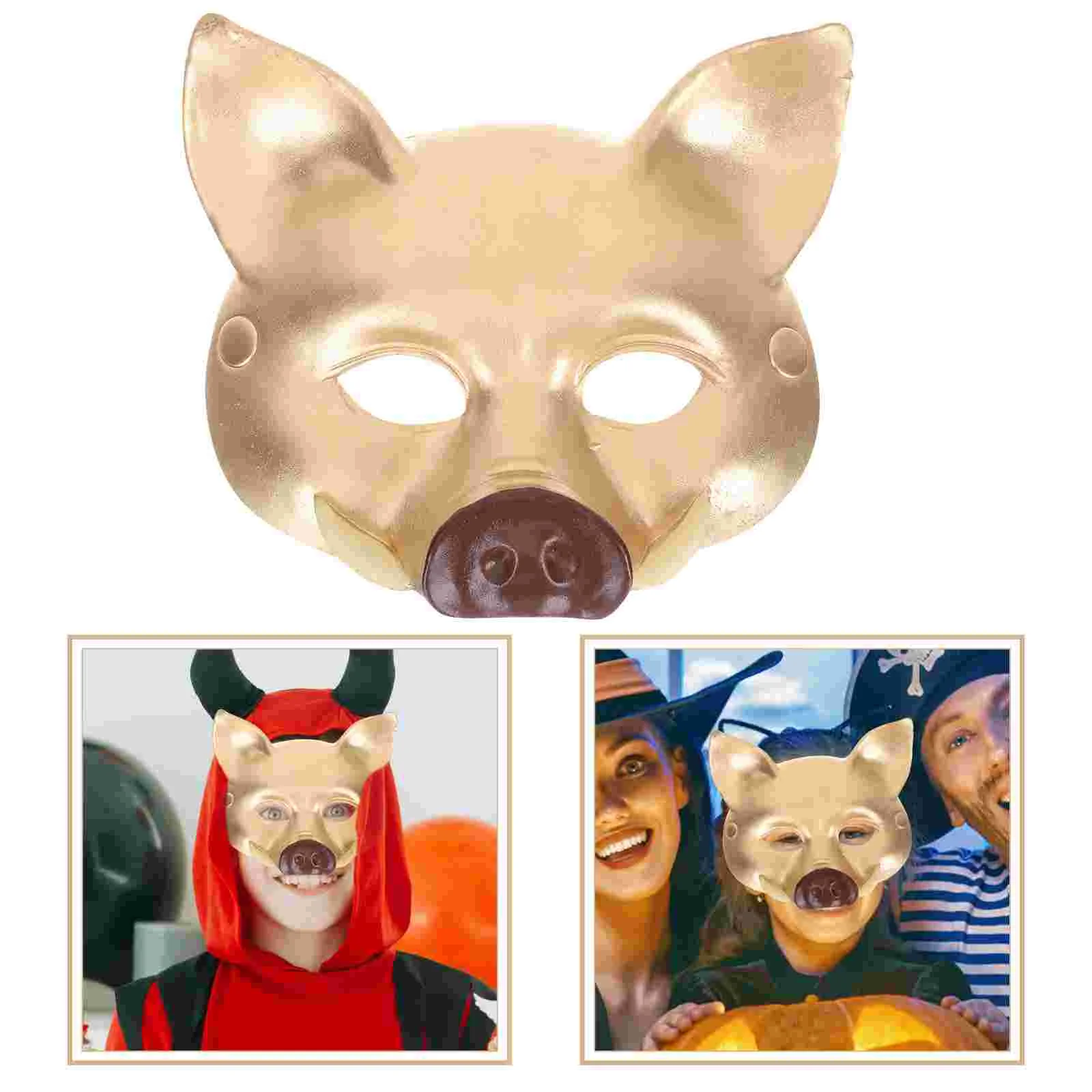 

Boar Mask Party Favor Lovely Masks PU Festival Animals Masquerade Cosplay Props Carnival Decor