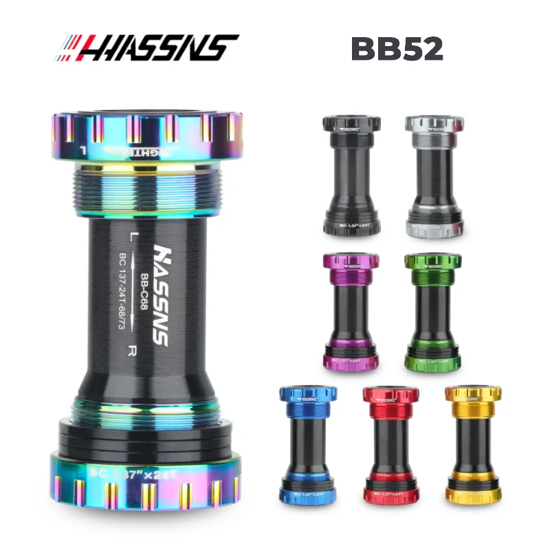 Нижний Кронштейн для велосипеда HASSNS BB52 Hollowtech Bsa 24 BB51 центральный подшипник