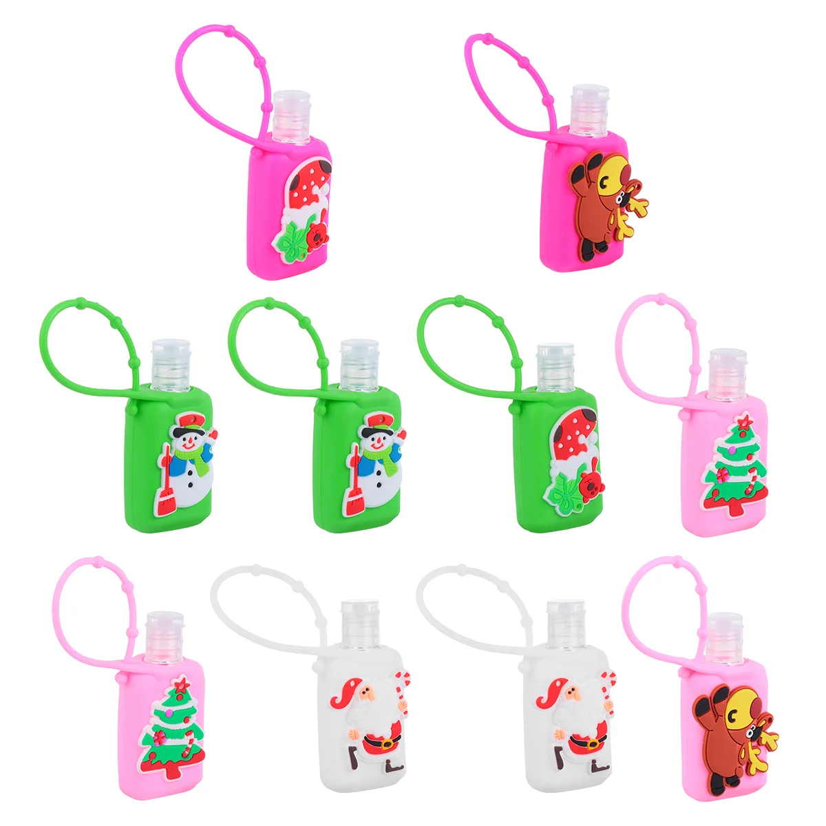 

10 Set Empty Dispense Bottle Xmas Pump Bottle Empty Bottle Holder Storage