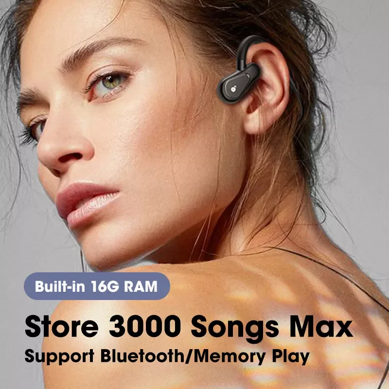 

Беспроводная Bluetooth-гарнитура с микрофоном, 16 ГБ ОЗУ