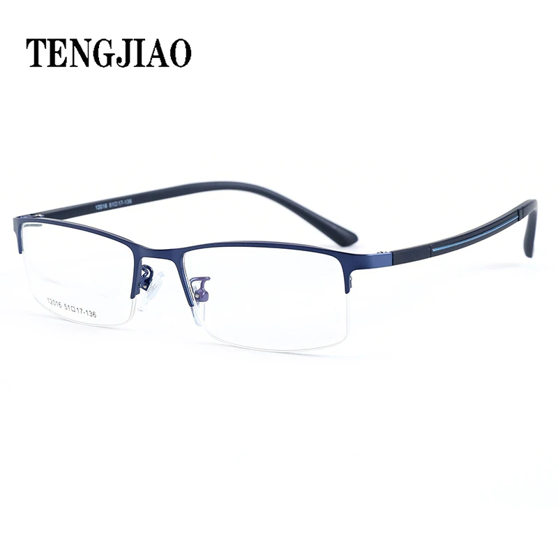 

Оправа для очков TENGJIAO для мужчин, корейский стиль, компьютерный рецептурный стиль, прозрачные линзы