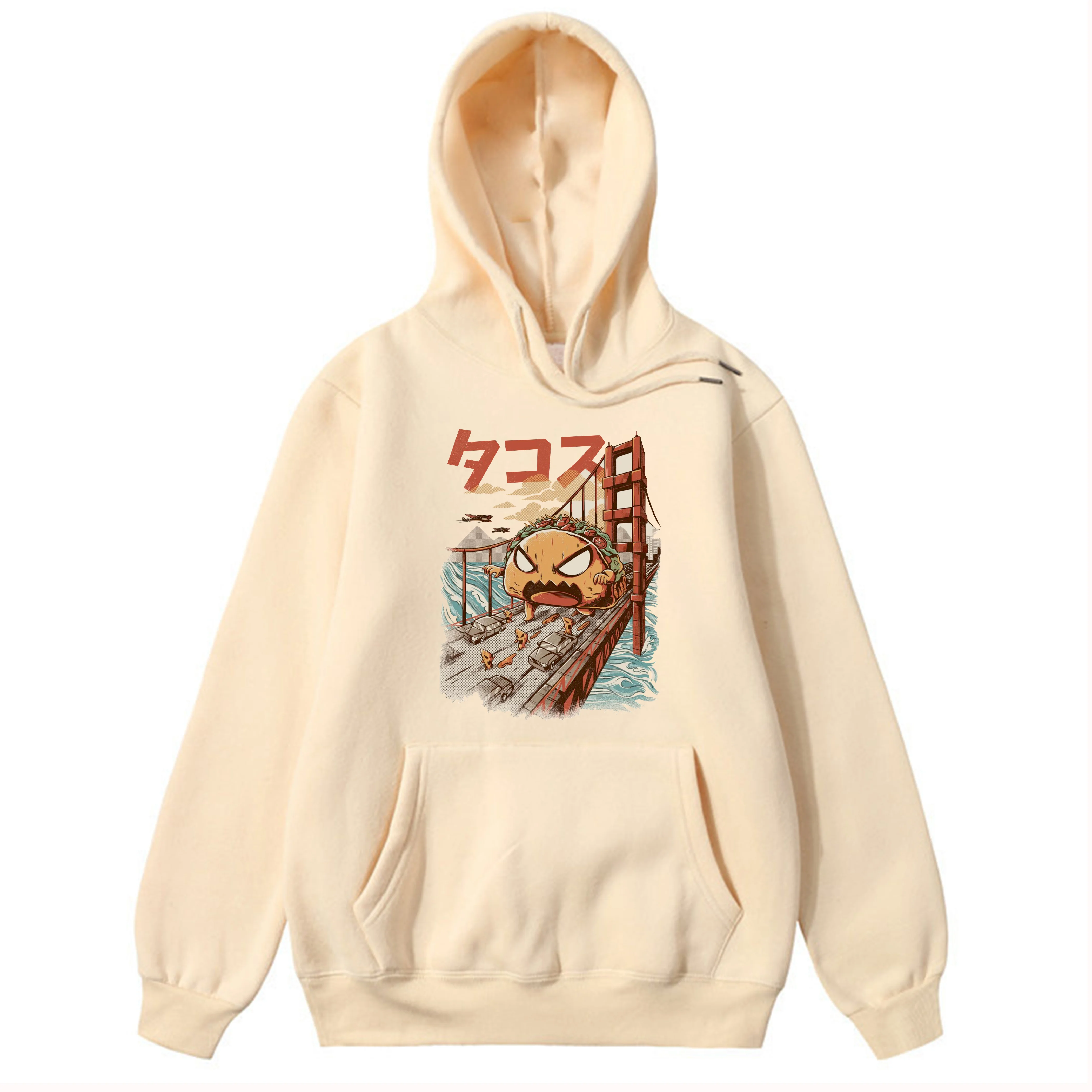 

Men Hip Hop Hoodie Sweatshirt Japanese toad warrior Printed 2022 Harajuku Streetwear FunnyHoodies Pullover 3213