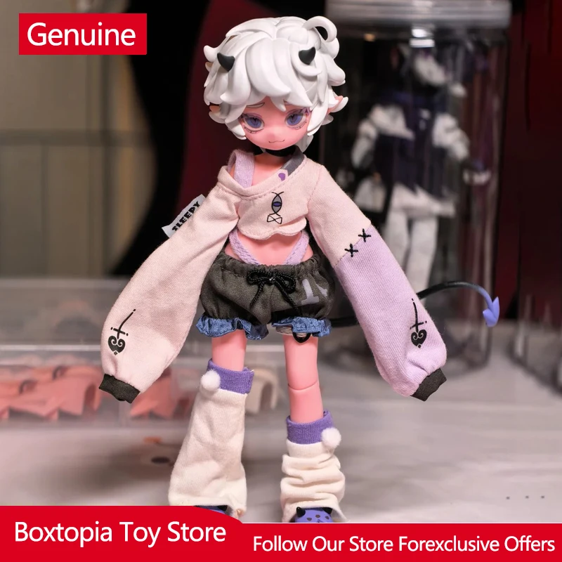 Фото Новая оригинальная серия Cooze Devil's Horns: подвижная кукла BJD 1/8 в слепой коробке, изысканная игрушка с подвижными суставами, креативный подарок, в наличии №5