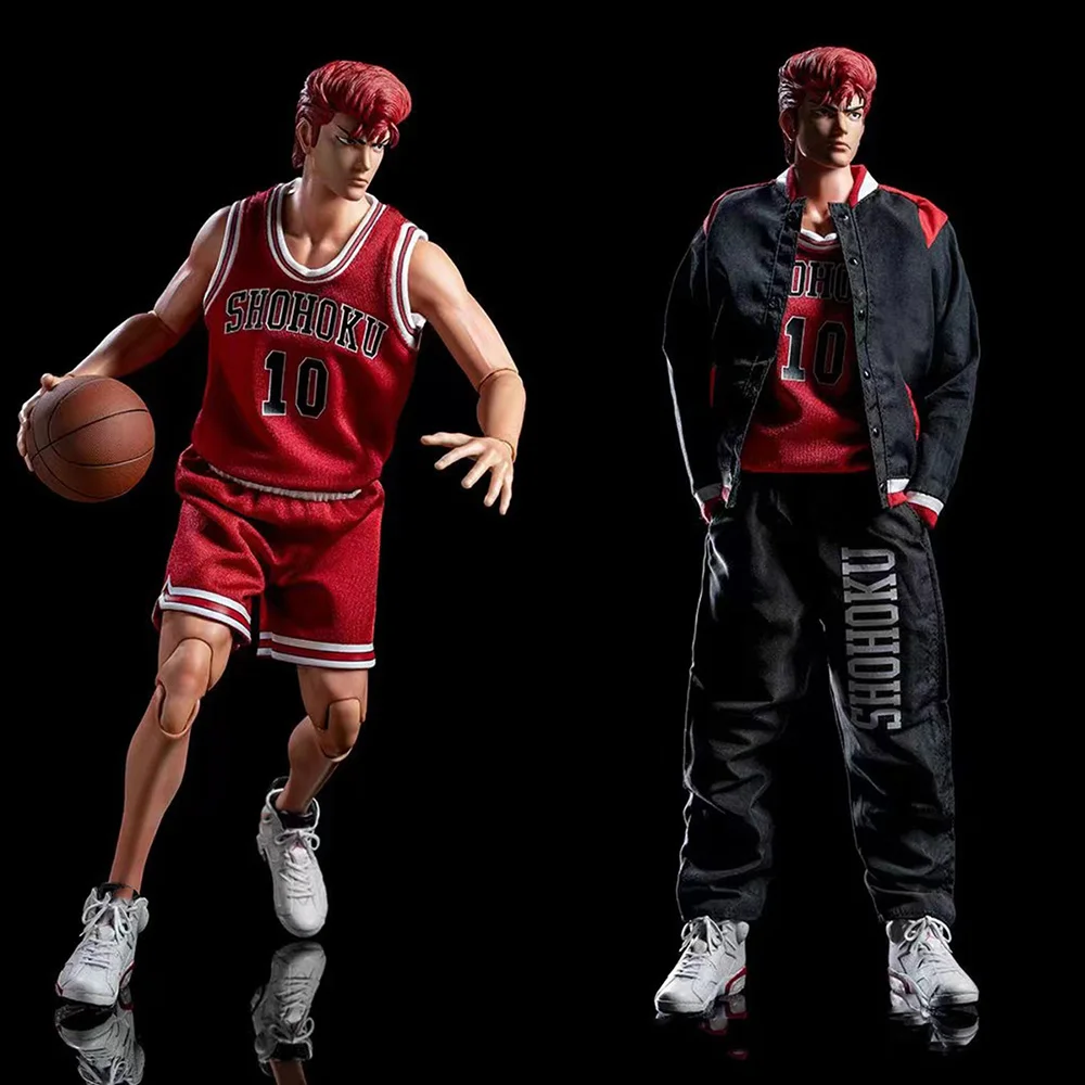 

NOVA Studio 1/6 Slam Dunk Basketball Player Number 10 Sakuragi Hanamichi Male Soldier Model Full Set for 12" Figure Fans Gifts