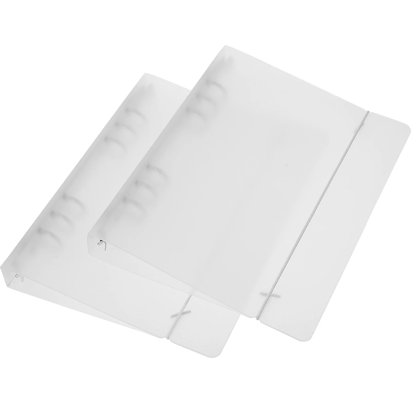 

Transparent Loose-leaf Book A5 Budget Binder Notebook Cover Plastic File Folders