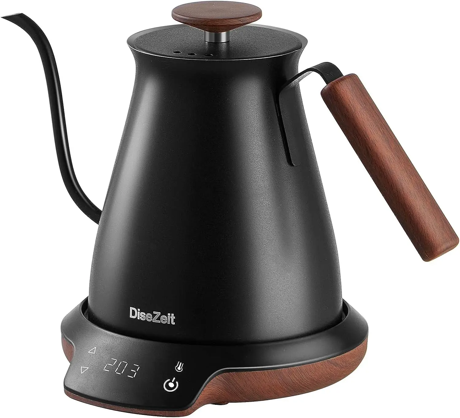 

Kettle, Retro Classic 0.7L Stainless Steel Smart Pour Over Kettle, ±1℉ Temperature Control, 1 Hour Keep Warm, Touch Control