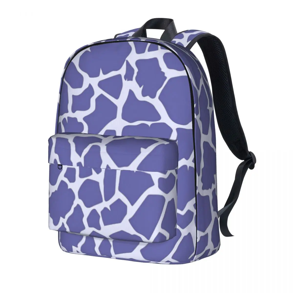 

Рюкзак мужской с принтом жирафа, Прочный Повседневный школьный ранец из полиэстера, для колледжа, сине-белый