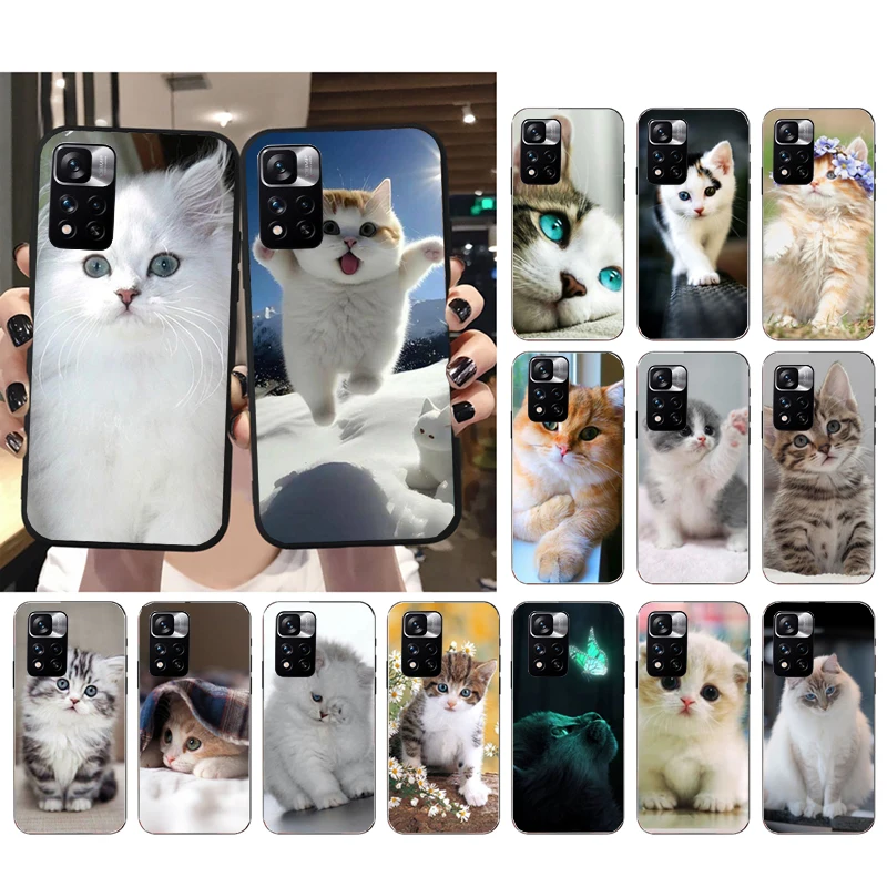 

Phone Case for Xiaomi Redmi Note 12 Pro 11 11S 11T Pro 10 9 Pro 10S Redmi 10 9 10C 9C Lovely Cat Case