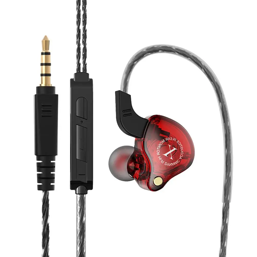 

Mobile Phone Wired Headset Sports Around-ear Subwoofer In-ear Noise Cancelling Headphones With Mic