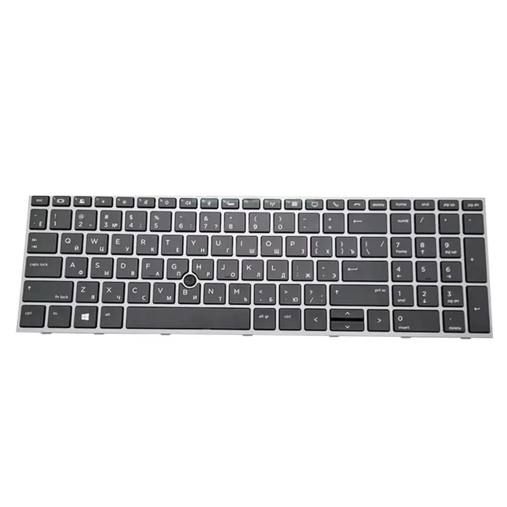 Клавиатура для HP ZBOOK 15 Elitebook 850 G5 G6 855 750 755 15u с подсветкой американская/российская
