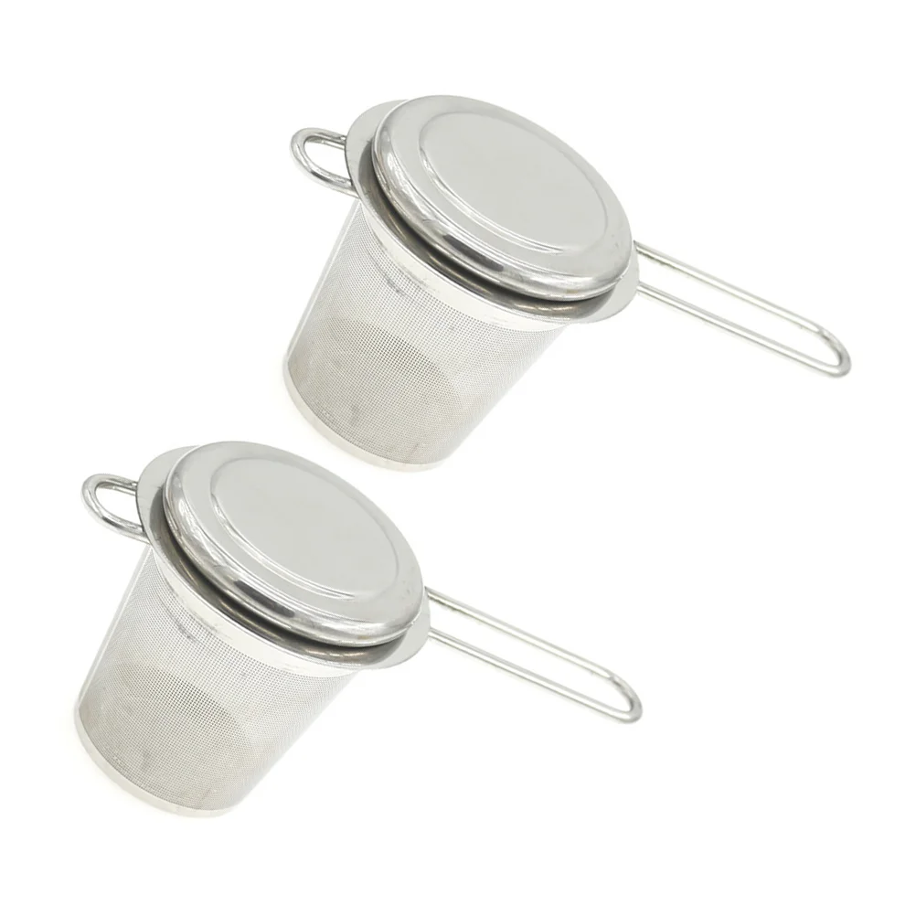 

2Pcs Stainless Steel Tea Strainers Tea House Tea Filters for Tea House